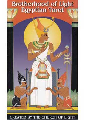 (image for) Brotherhood of Light Egyptian Tarot Deck by Church of Light