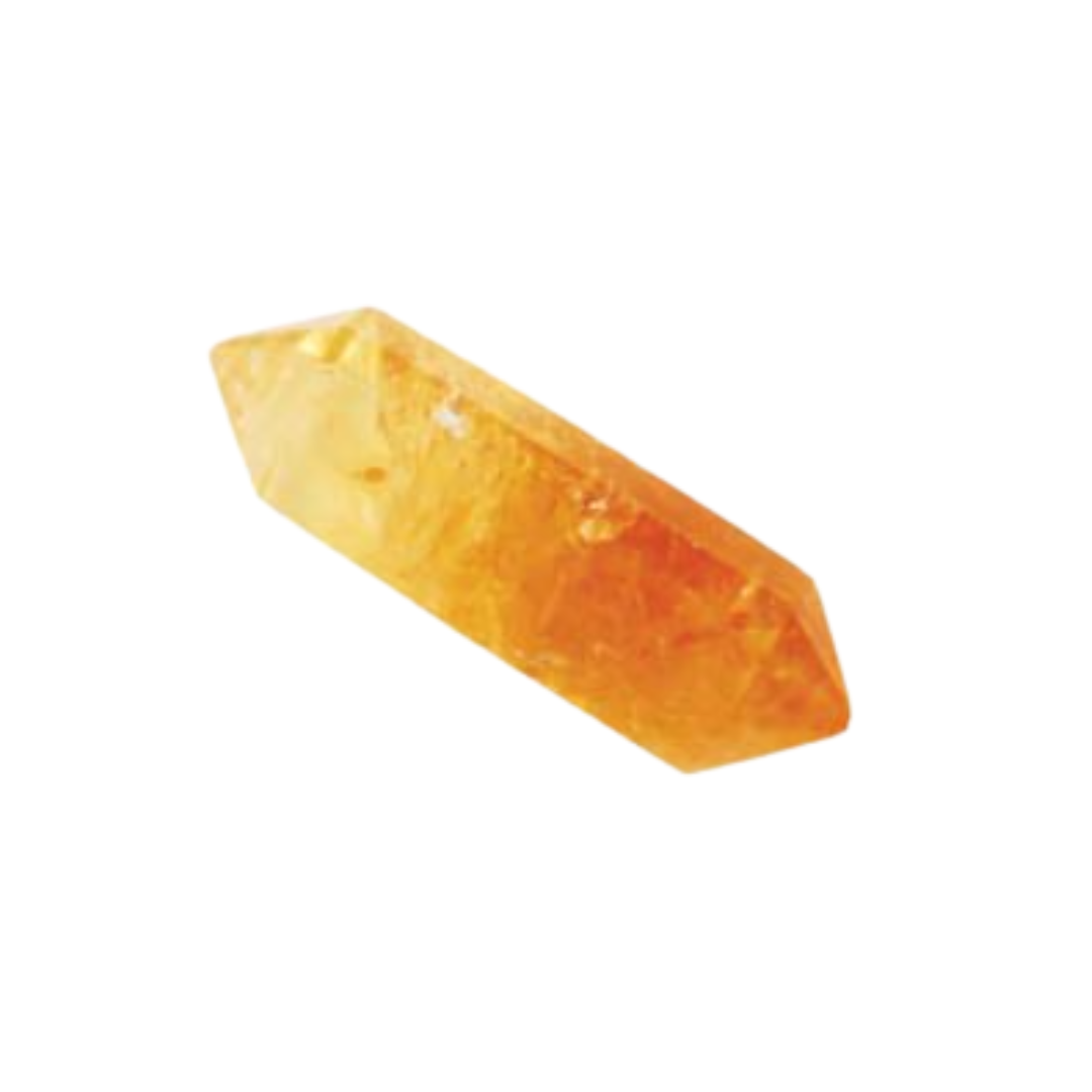 (image for) Double Terminated Citrine Point 1/2"-1"