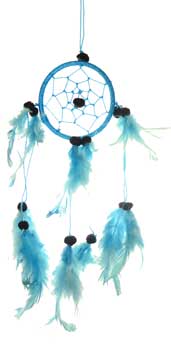 (image for) 2 1/2" Turquoise Dream Catcher